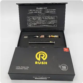 Rush Vape Kit ~ 5 ml cartridge + battery pack charger