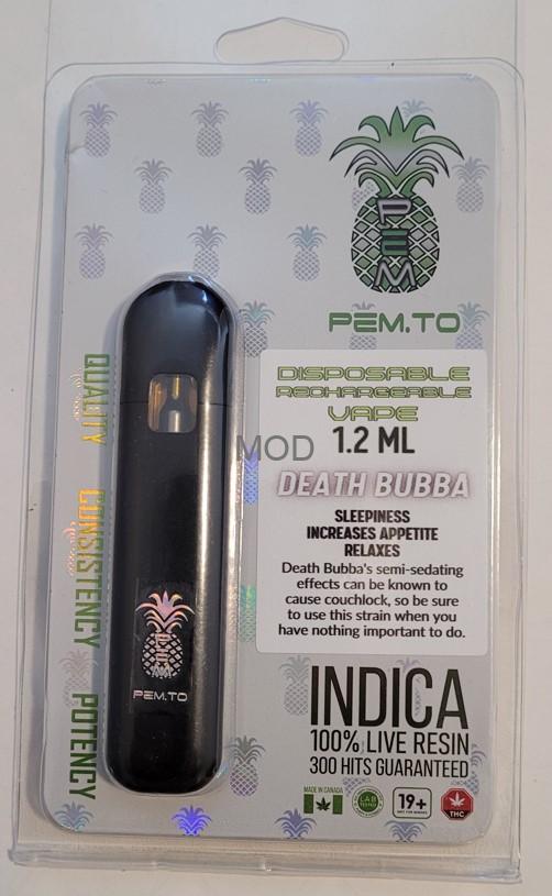 PEM 1.2mg Live Resin Disposable Pen