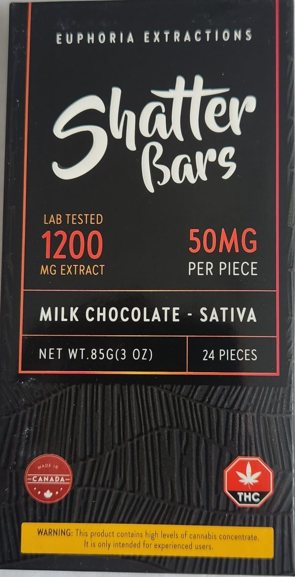 Shatter Bars ~ 1200mg ~ Indica or Sativa (can be mixed) ** Indica sold out **